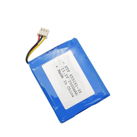 11.1V Lithium Battery Pack 655161-3S 2500mah  (A-grade cell）