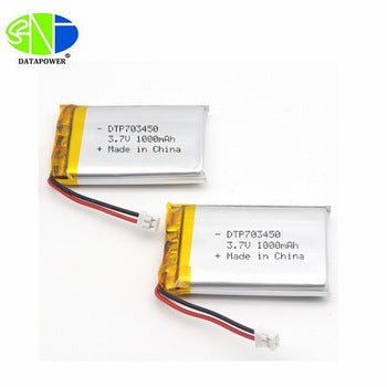 703450 1300mAh 3.7V Lithium Ion Battery (A-grade cell）