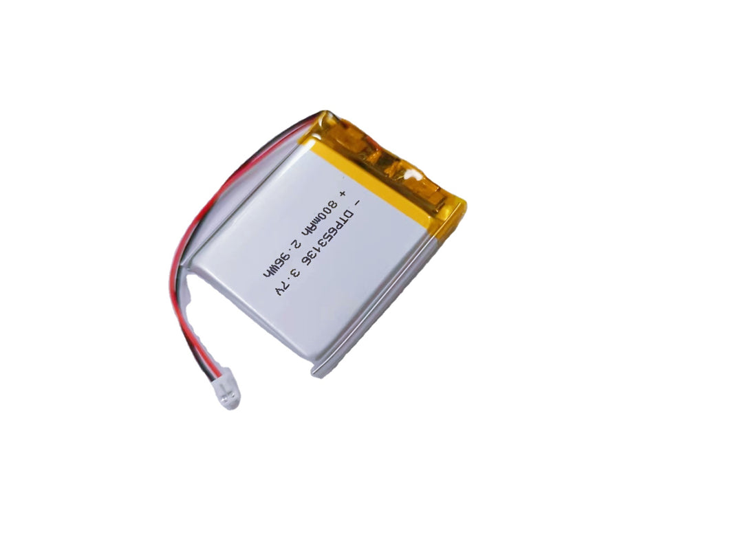 653136 800mAh 3.7V Lithium Ion Battery (A-grade cell）