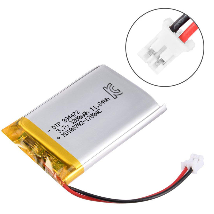 894472 3200mah 3.7V  Lithium Ion Battery (A-grade cell）