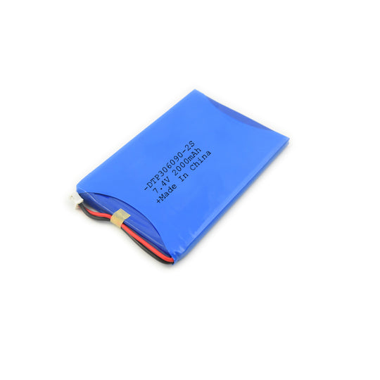 7.4V Lithium Battery Pack 306090-2S 2000mah  (A-grade cell）