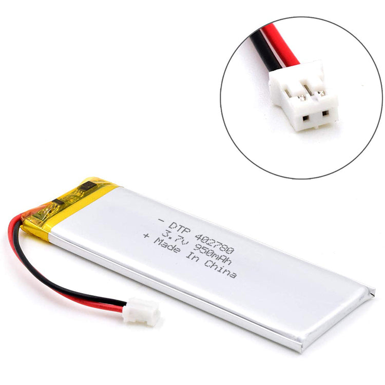 402780 950mAh 3.7V Lithium Ion Battery (A-grade cell）