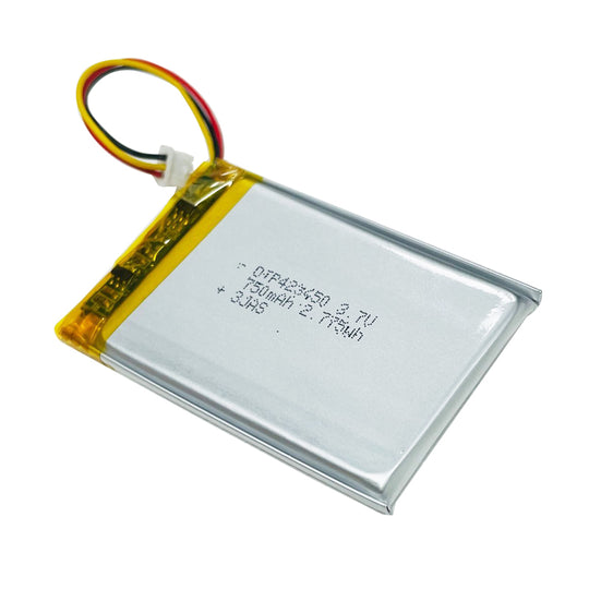 423450 750mAh 3.7V Lithium Ion Battery (A-grade cell）