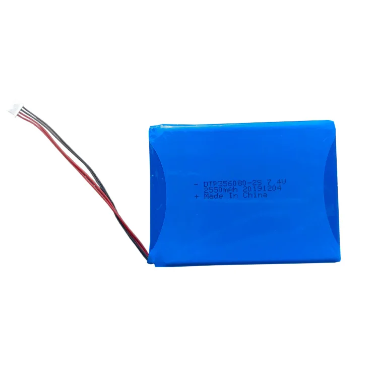 7.4V Lithium Battery Pack 356080-2S 2550mah 2S (A-grade cell）
