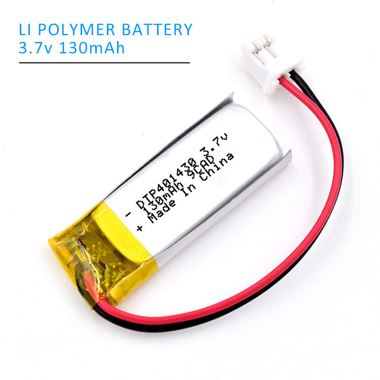 401430 130mAh 3.7V Lithium Ion Battery (A-grade cell）
