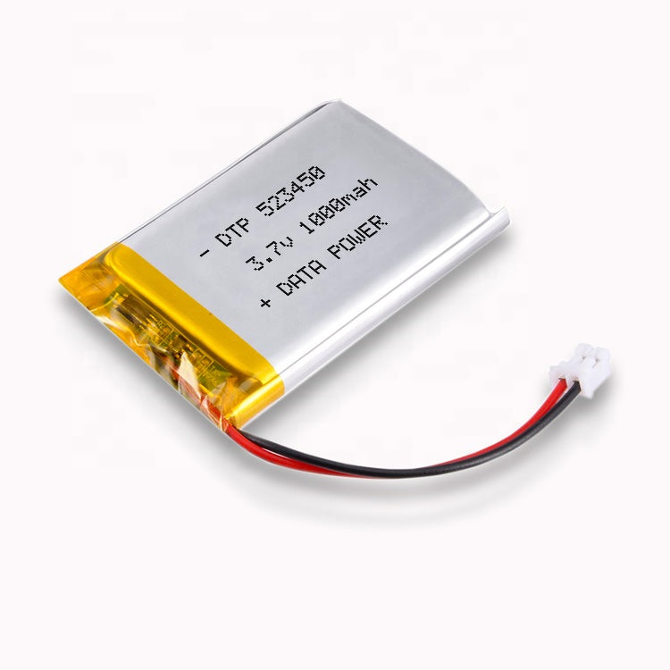 523450 1000mAh  3.7V Lithium Ion Battery (A-grade cell）
