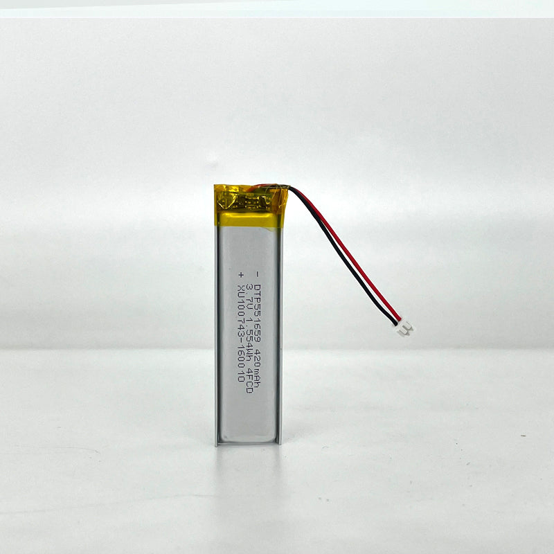 551659 420mAh 3.7V Lithium Ion Battery (A-grade cell）