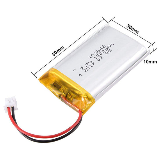 103048 1500mAh 3.7V Lithium Ion Battery (A-grade cell）