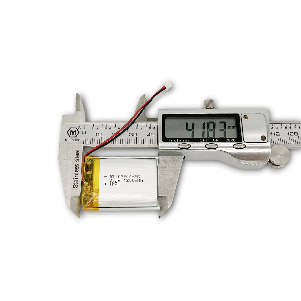 High Rate 2C-103040 3.7V 1200mah Lithium Battery (A-grade cell）