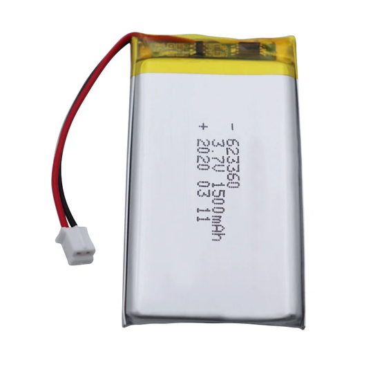 623360 1500mAh 3.7V Lithium Ion Battery (A-grade cell）