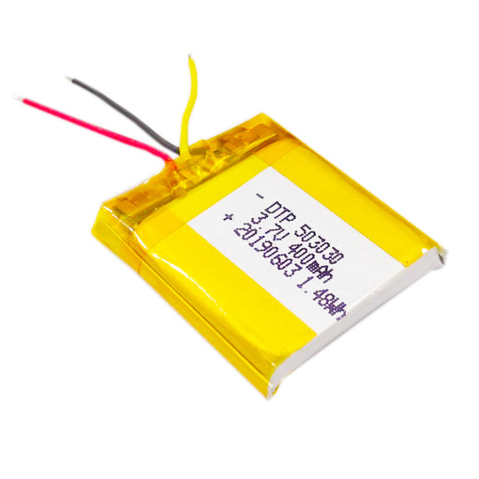 503030 400mAh 3.7V  Lithium Ion Battery (A-grade cell）