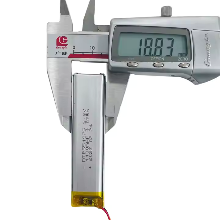 551975 1100mAh 3.8V  High-Voltage Lithium Ion Battery (A-grade cell）