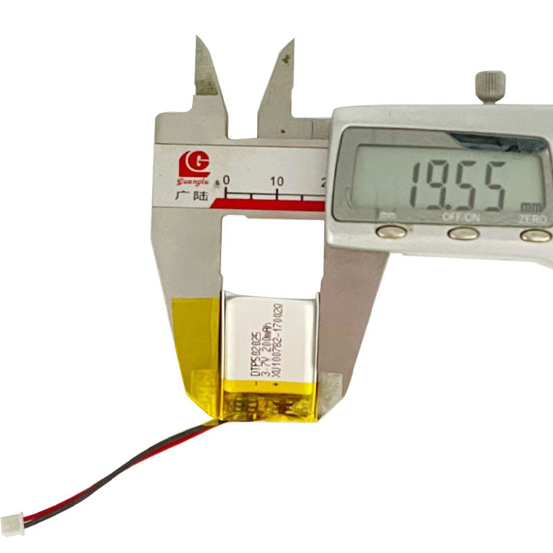 502025 200mAh 3.7V   Lithium Ion Battery (A-grade cell）