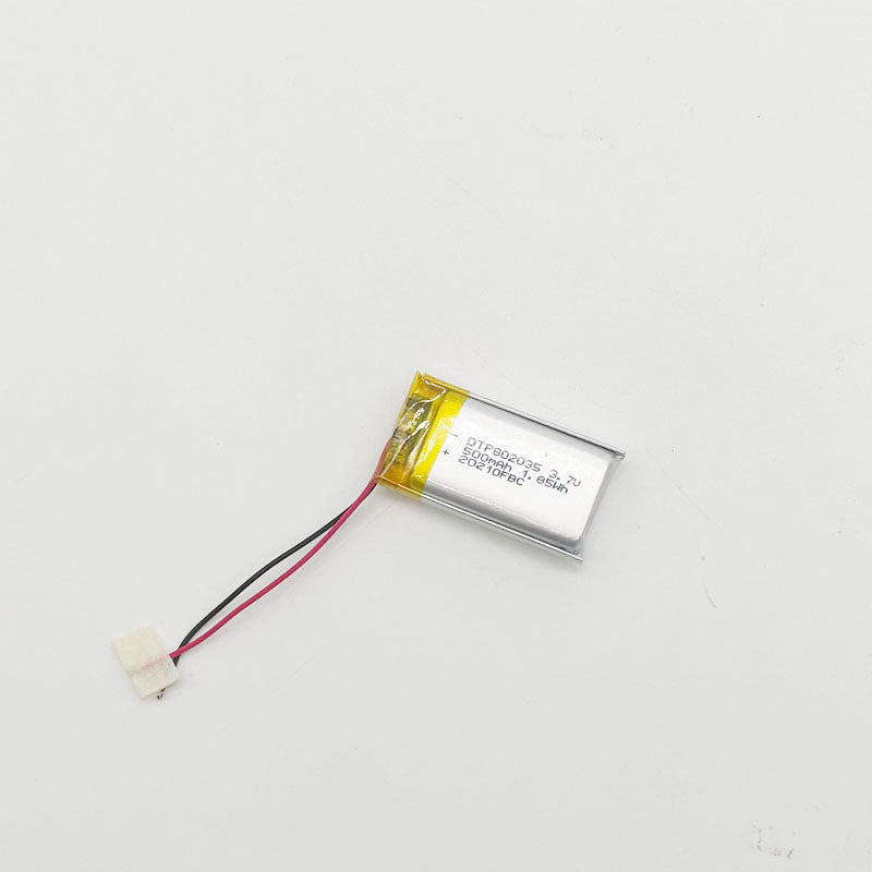 802035 500mAh 3.7V  Lithium Ion Battery (A-grade cell）