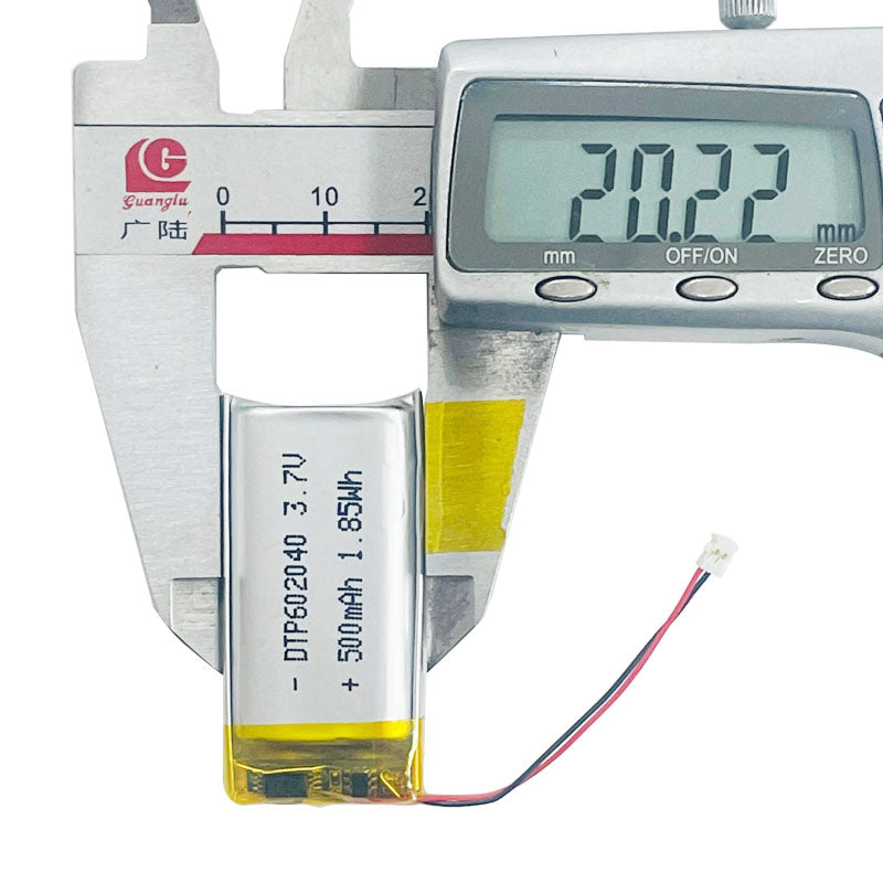 602040 450mAh 3.7V Lithium Ion Battery (A-grade cell）