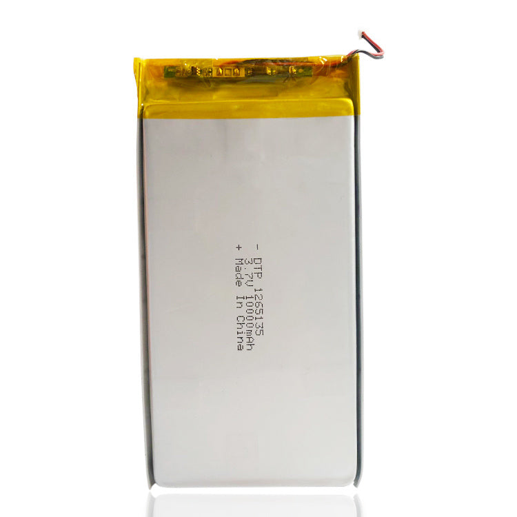 1265135 10000mAh 3.7V Lithium Ion Battery (A-grade cell）