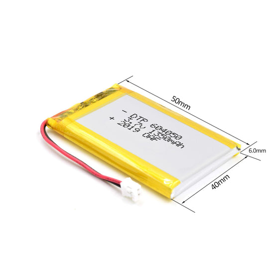 604160 1700mAh 3.7V Lithium Ion Battery (A-grade cell）