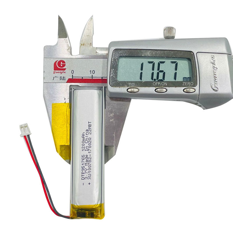 951765 1200mAh 3.7V Lithium Ion Battery (A-grade cell）