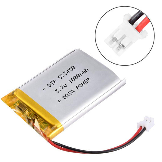 523450 1000mAh  3.7V Lithium Ion Battery (A-grade cell）