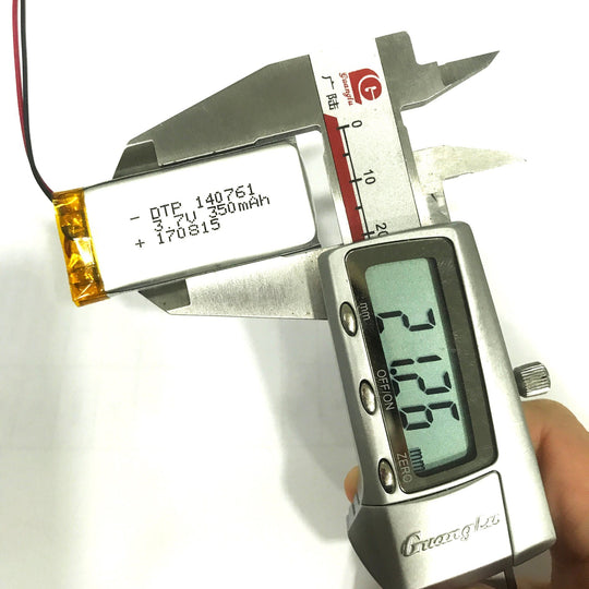 140761 350mAh 3.7V Lithium Ion Battery (A-grade cell）