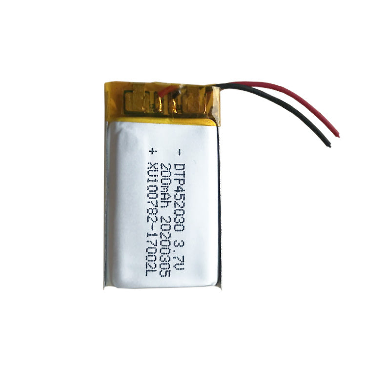 452030 200mAh 3.7V Lithium Ion Battery (A-grade cell）