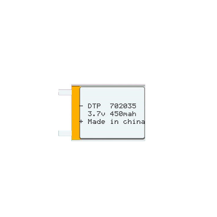 702035 450mAh 3.7V Lithium Ion Battery (A-grade cell）