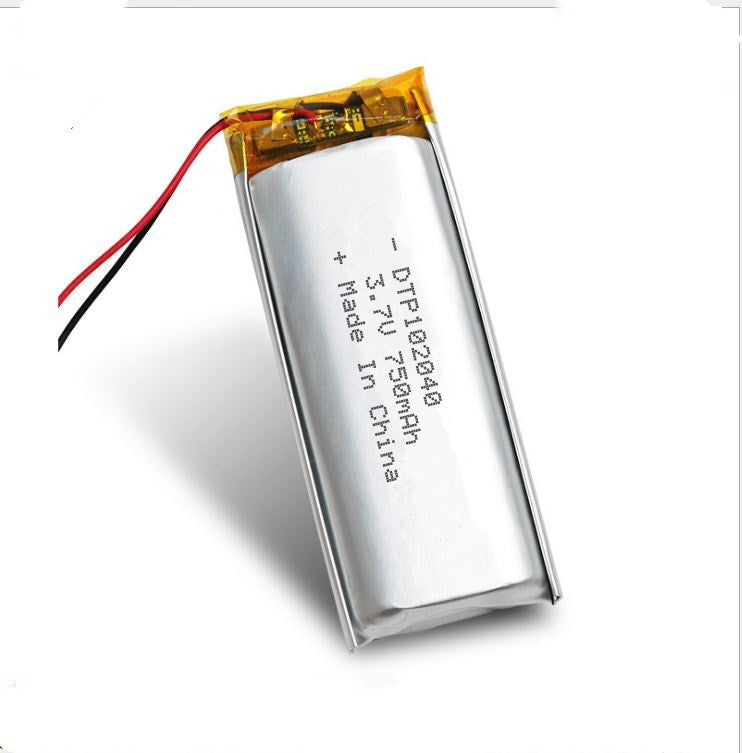 102040 750mAh 3.7V  Lithium Ion Battery (A-grade cell）