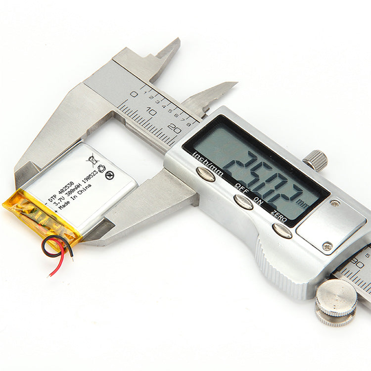 402530 300mAh 3.7V Lithium Ion Battery (A-grade cell）