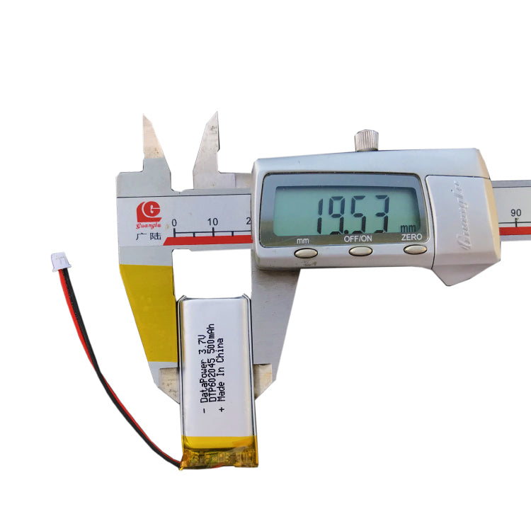 602045 500mAh 3.7V  Lithium Ion Battery (A-grade cell）