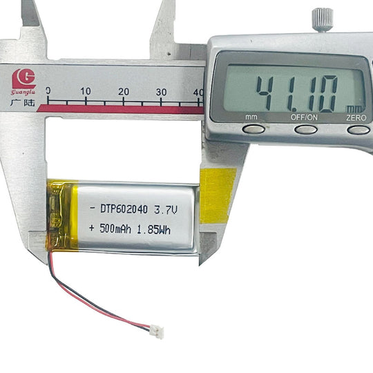 602040 450mAh 3.7V Lithium Ion Battery (A-grade cell）