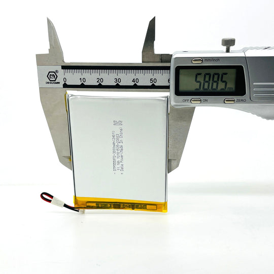 555972 3000mAh 3.7V Lithium Ion Battery (A-grade cell）