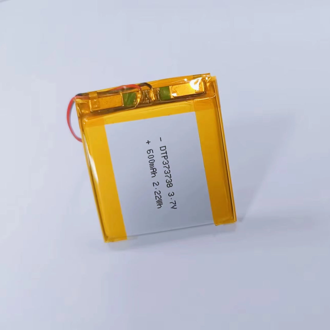 373738 600mAh 3.7V Lithium Ion Battery (A-grade cell）