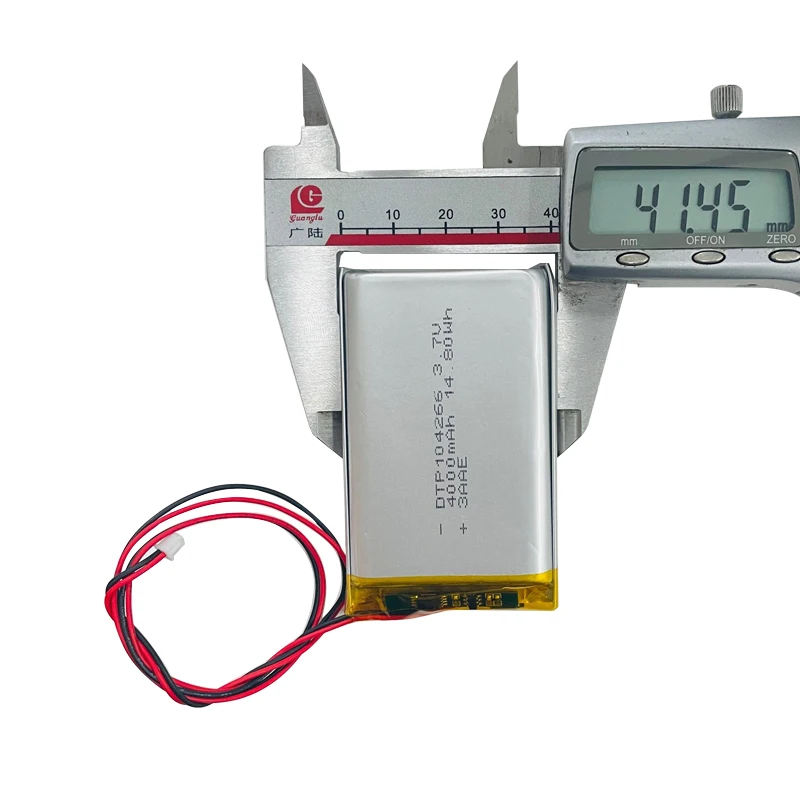 104266 4000mAh 3.7V Lithium Ion Battery (A-grade cell）