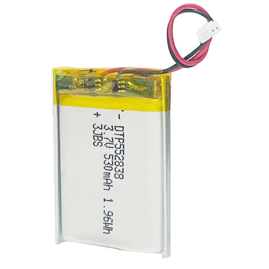 552838 530mAh 3.7V Lithium Ion Battery (A-grade cell）