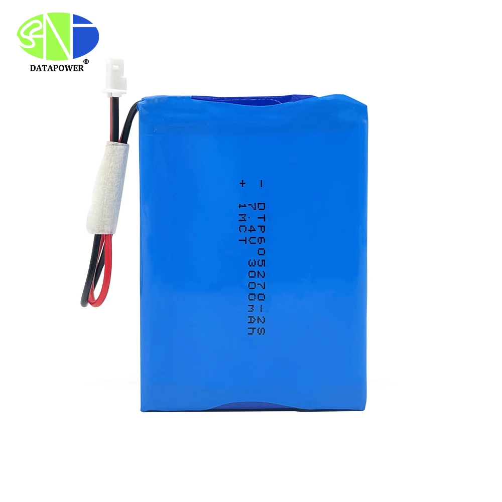 7.4V Lithium Battery Pack 605270-2S 3000mah  (A-grade cell）