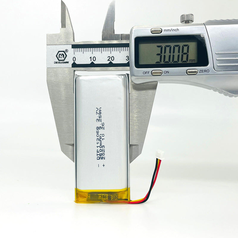 113068 2500mAh 3.7V Lithium Ion Battery (A-grade cell）
