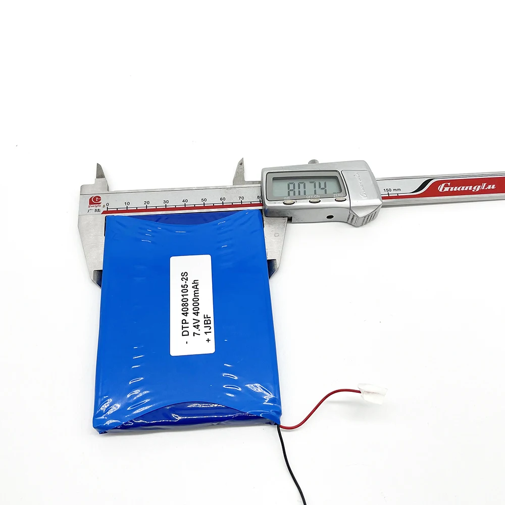 7.4V Lithium Battery Pack 4080105-2S 4000mah  (A-grade cell）
