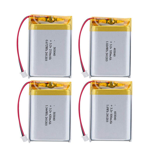 LiFePO4 3.2V Battery 603040 500mah   (A-grade cell）