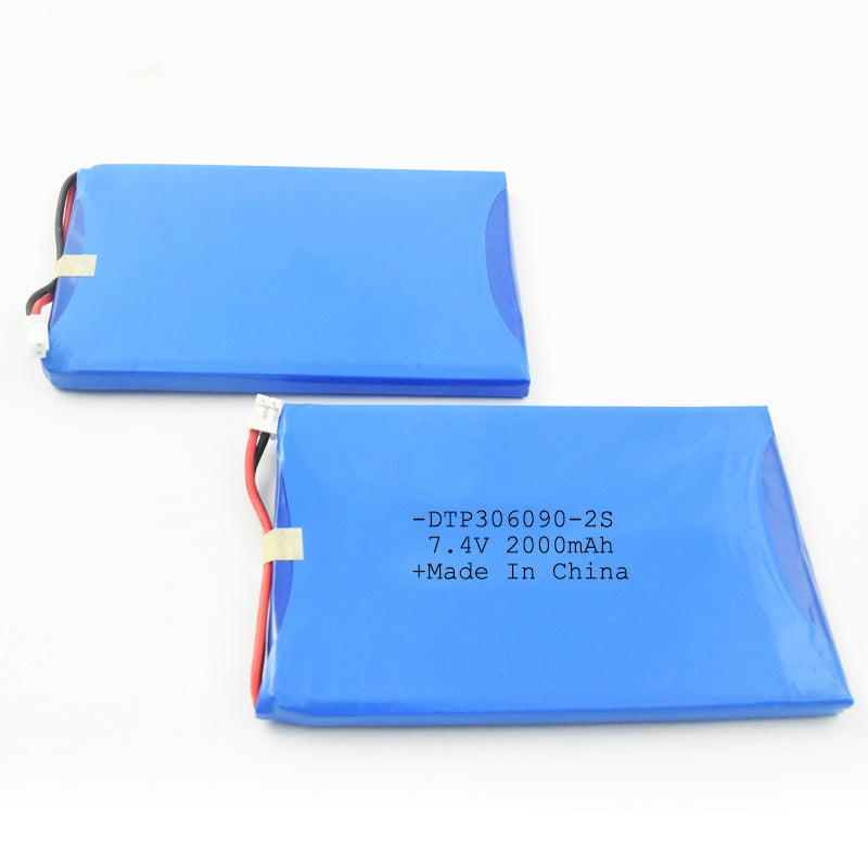7.4V Lithium Battery Pack 306090-2S 2000mah  (A-grade cell）