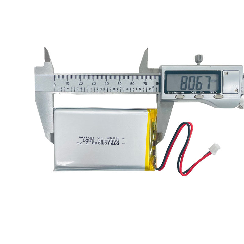 105080 5000mAh 3.7V Lithium Ion Battery (A-grade cell）