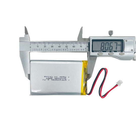 105080 5000mAh 3.7V Lithium Ion Battery (A-grade cell）