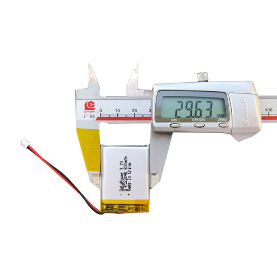 523040 650mAh 3.7V Lithium Ion Battery (A-grade cell）