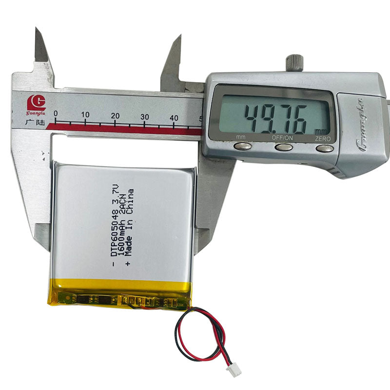 605048 1600mAh 3.7V Lithium Ion Battery (A-grade cell）