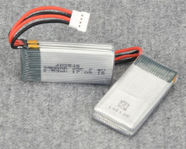 High Rate 25C-402545-2S 7.4V 350mah Lithium Battery (A-grade cell）