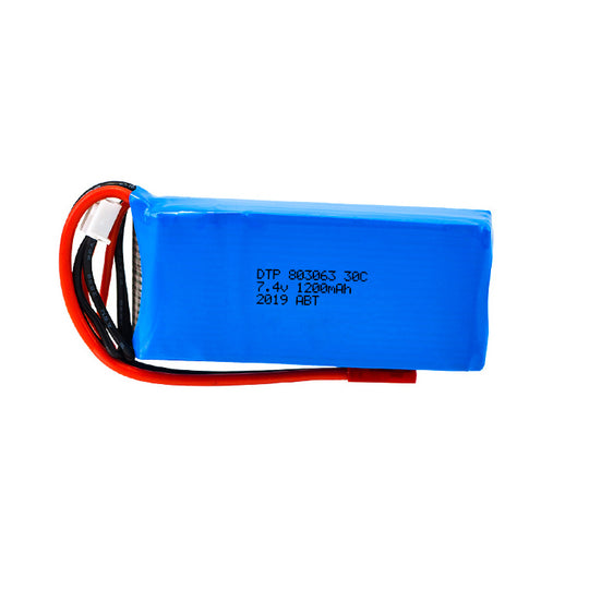 High Rate 30C-803063-2S 7.4V 1200mah Lithium Battery (A-grade cell）
