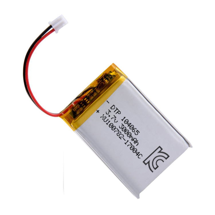 104065 3000mAh 3.7V Lithium Ion Battery (A-grade cell）