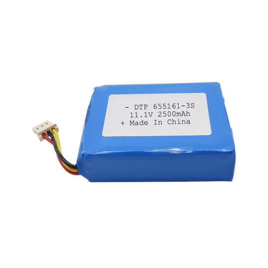 11.1V Lithium Battery Pack 655161-3S 2500mah  (A-grade cell）