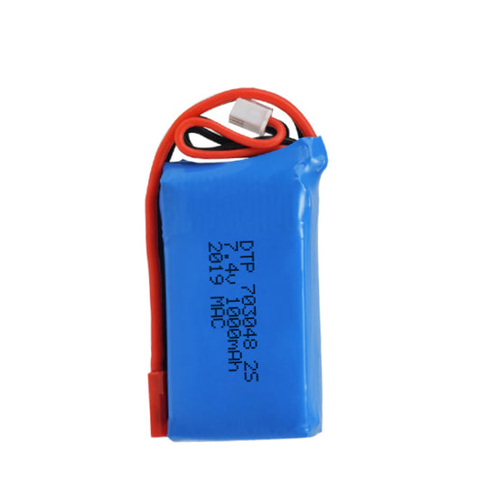 7.4V Lithium Battery Pack 703048-2S 1000mah  (A-grade cell）