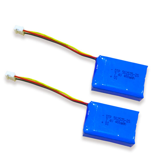 7.4V Lithium Battery Pack 502535-2S 400mah  (A-grade cell）