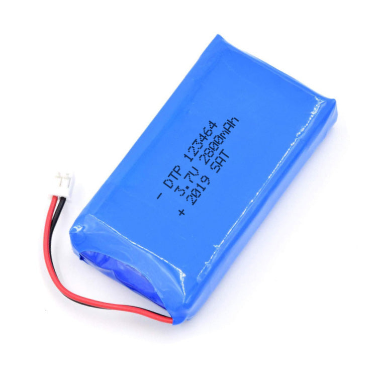123464 2800mAh 3.7V Lithium Ion Battery (A-grade cell）